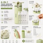 4-in-1 Travel Skincare Dispenser Bottle – Smart Portable Skincare Organizer - Image 4