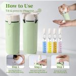 4-in-1 Travel Skincare Dispenser Bottle – Smart Portable Skincare Organizer - Image 6