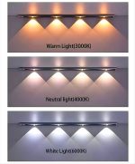 LED Night Light 3 Color Dimmable Motion Sensor Rechargeable Lamp - Image 5
