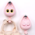 Creative Big Eyes Cat Self-Adhesive Wall Hooks - Cute Cartoon Clothes and Bag Hanger - Image 9