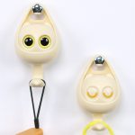 Creative Big Eyes Cat Self-Adhesive Wall Hooks - Cute Cartoon Clothes and Bag Hanger